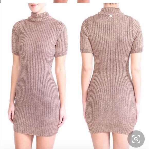 For Love and Lemons copper knit sweater dress - Picture 4 of 4